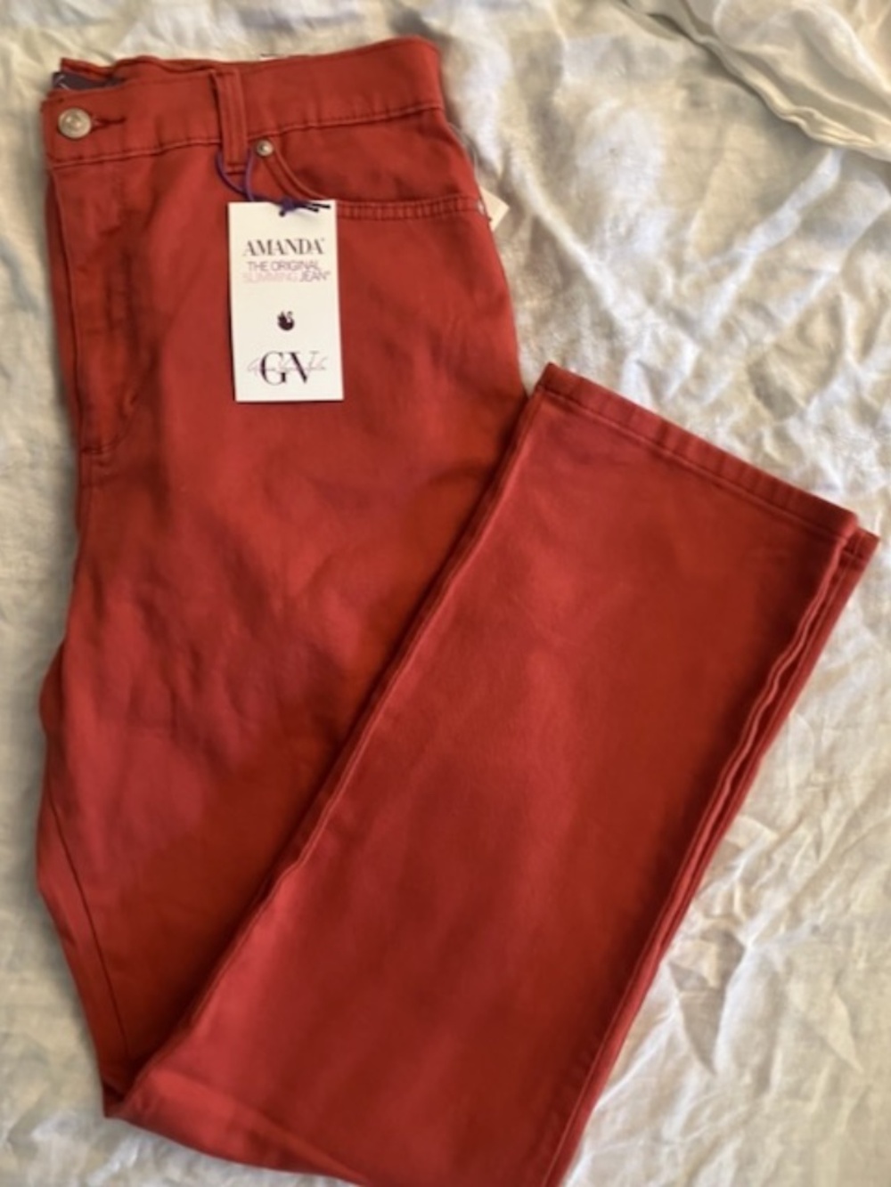 Gloria Vanderbilt AMANDA Clasic Rise, Tapered Leg Jean 14Ave NWT